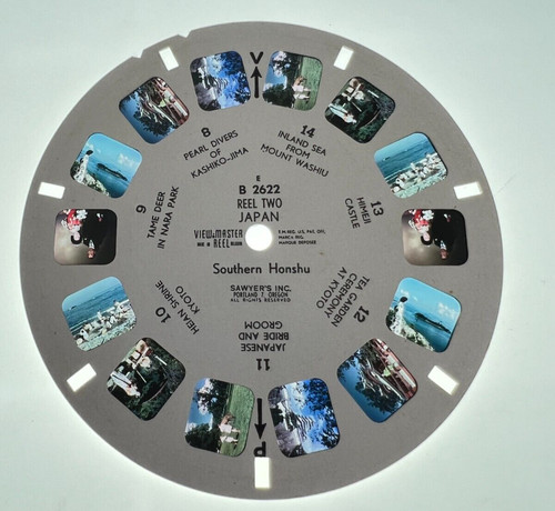 Vintage view master reel - view-master,