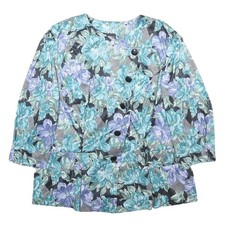 JENNY Blusa Donna Blu Verde
