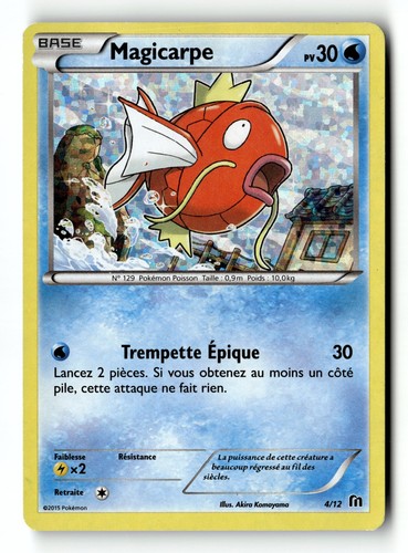 Pokemon card magikarp 4 12 - pokemon, 4/12