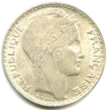 10 franchi argento Torino 1930