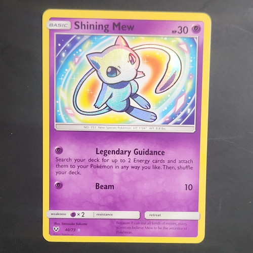 Pokémon shining mew - mew, #40/73