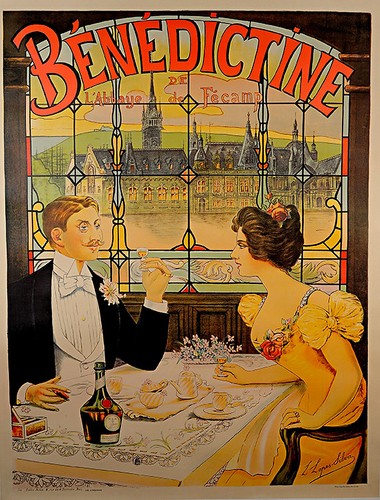 Bénédictine liquore poster - bénédictine,
