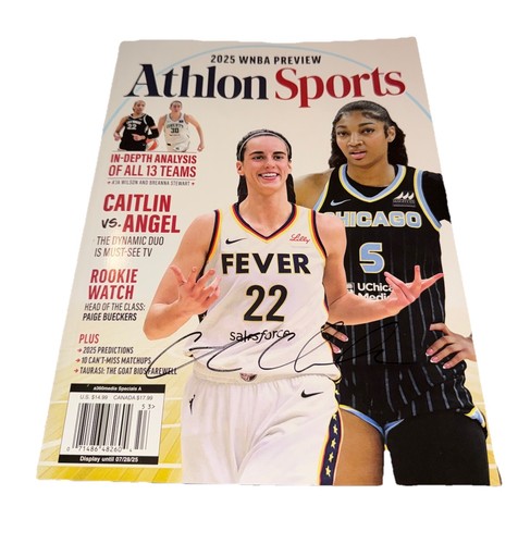 Caitlin clark rivista firmata - clark,