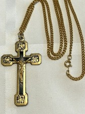 Collana Crocifisso Tono Oro
