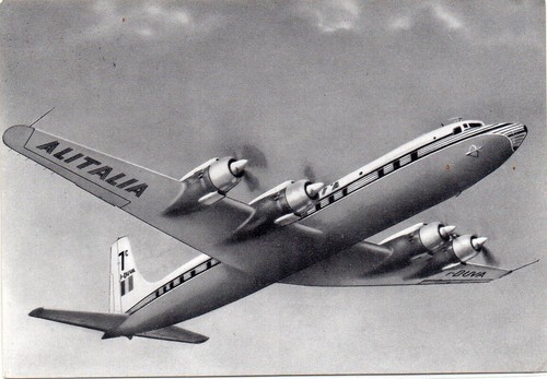Alitalia 7c - alitalia, dc-7c