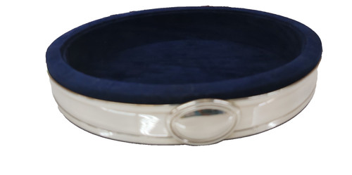Svuotatasche ovale argento - ovale,