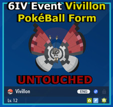6IV Forma Pokeball Vivillon