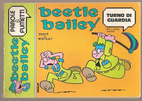 Fumetto beetle bailey - beetle, mar