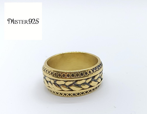 Anello uomo corona - uomo, alloro
