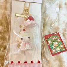 Portachiavi My Melody Fragola Torta Frustata Sanrio Usato Set di 2