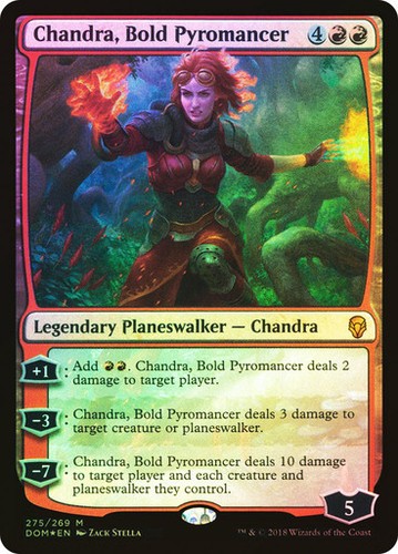 Foil chandra bold pyromancer - bold,