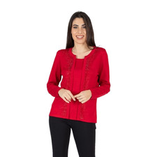 56101 MAGLIA PIOGGIA STRASS