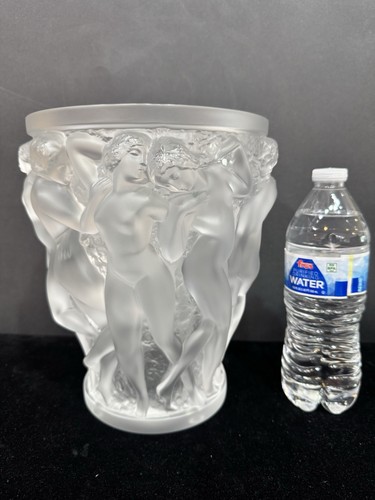 Lalique bacchantes vase - bacchantes,