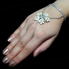 Bracelet With Ring Chain Slave