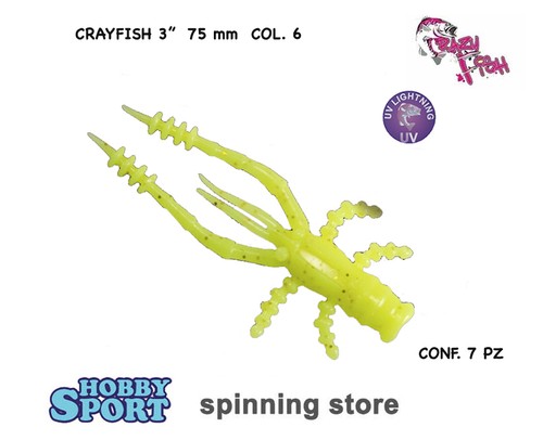 Crayfish col 6 yellow - col.,