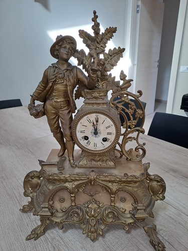 Orologio tavolo antico in - orologio, da