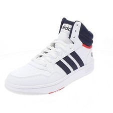 Adidas Hoops 3.0 Mid Bianco - Uomo Scarpe Sneakers Sportive
