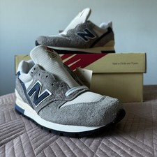 New Balance "Grey Day" 996 grigio/blu uomo taglia UK 6,5 nuovo con scatola £190 prezzo consigliato