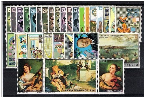 1970 san marino annata - marino,