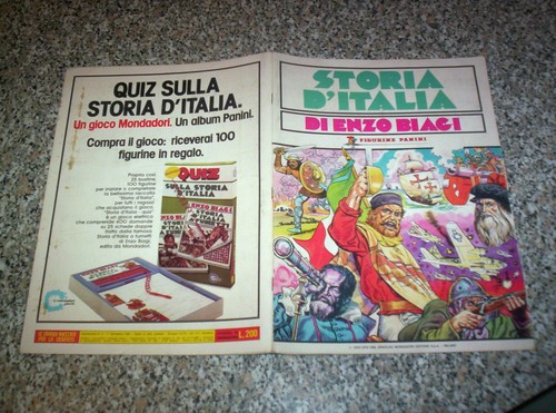 Album figurine storia - storia, d'italia