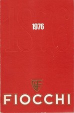 Catalogo Fiocchi 1976 Cartucce