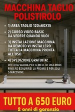 macchina taglia polistirolo 