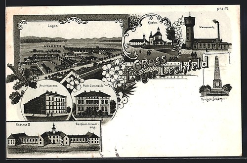 Litografia lager lechfeld - litografia,