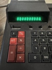 Facit 2252 Calcolatrice Aggiuntiva Scrivania Vintage *Rara* Testata Funzionante