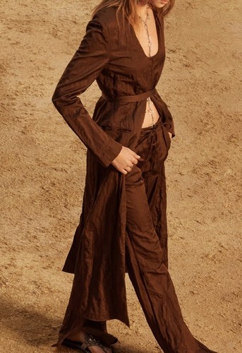 Cappotto zara studio marrone - cappotto,