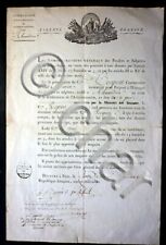  Risorgimento - Documento Magazzino Polveri - 1802 ca.