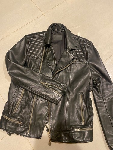 Giacca pelle allsaints all - giacca,