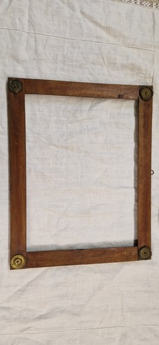 Antica cornice noce con - in,