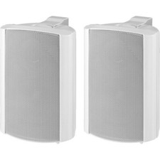 Monacor Coppia diffusori a 2 vie, altoparlanti 30 W, casse con tweeter a cupola