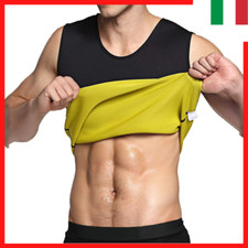 Canotta snellente uomo fascia addominale SUPER dimagrante pancera panciera sauna