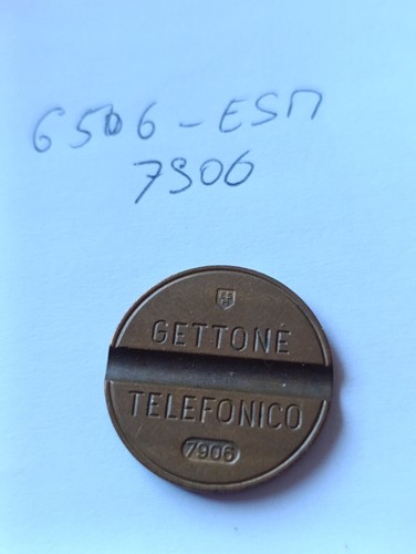 Gettone telefonico italia - telefonico, 7906