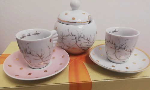 Set tazzine zuccheriera - 2, e