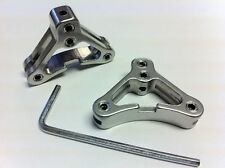 2 ganci cavo freno a sbalzo AVID Tri-Dangle argento