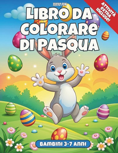 Libro colorare pasqua - libro,