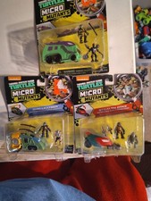  Lotto di 3 Tmnt Micro Mutants