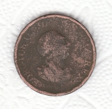 N  1  INGHILTERRA  RARA   MONETA    1   PENNY  1799   GIORGIO  III