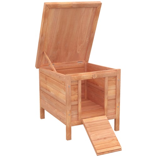 Pawhut rabbit hutch bunny - rabbit, hutch,