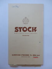 STOCK Trieste listino prezzi 01 1958 brandy whisky grappa liquore rum wine 2
