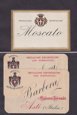 15972-TRE ETICHETTE VINI