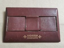 Vacheron Constantin Ultrarare vintage burgundy leather wallet watch box good