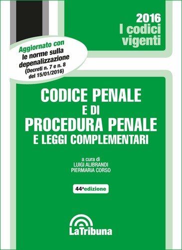 Codice penale procedura - e,