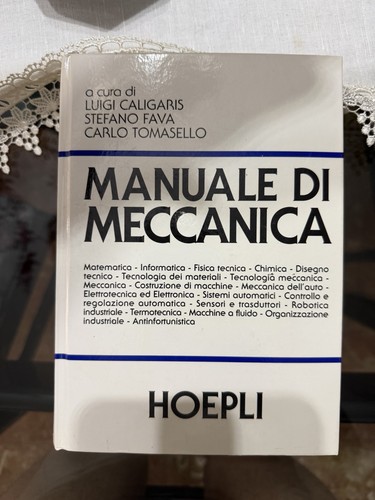 Manuale meccanica hoepli - manuale,