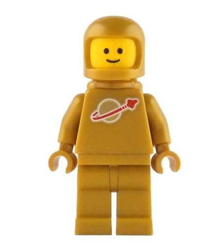 Classic spaceman gold lego - gold,