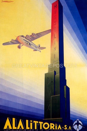 Affiche poster ala littoria - ala,