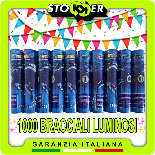 1000 braccialetti luminosi - braccialetti,