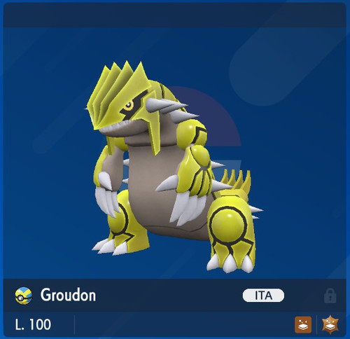 Groudon shiny o - ✨shiny✨, normale